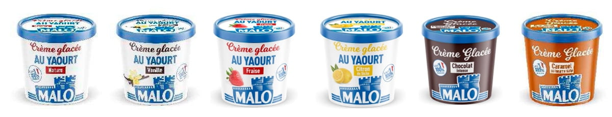 Malo lance une gamme de glaces Cuisine à l ouest