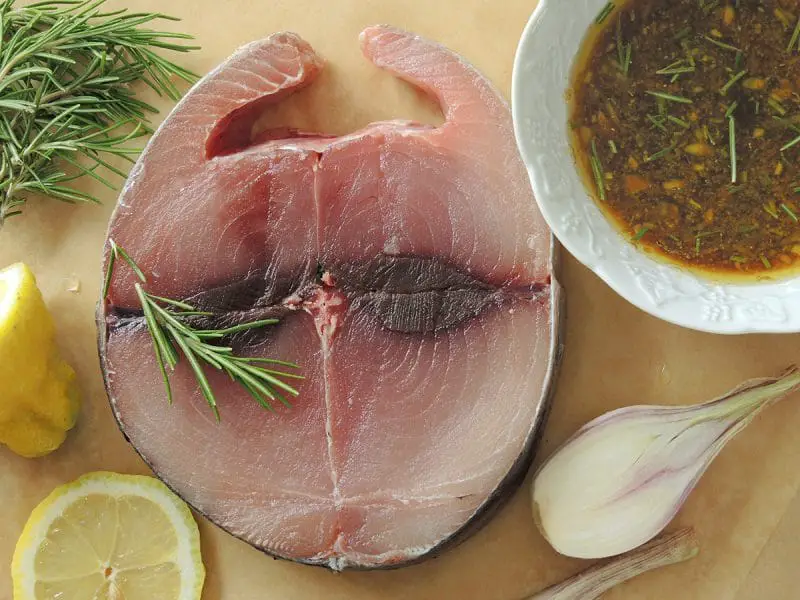 Les ingrédients pour cuisiner le thon