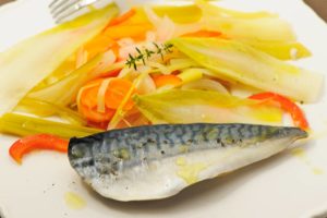 Recette de maquereau aux légumes