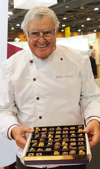 Michel Chatillon présente ses chocolats