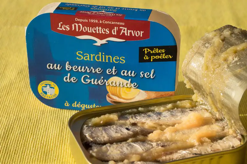 sardines à poêler Mouettes d'Arvor