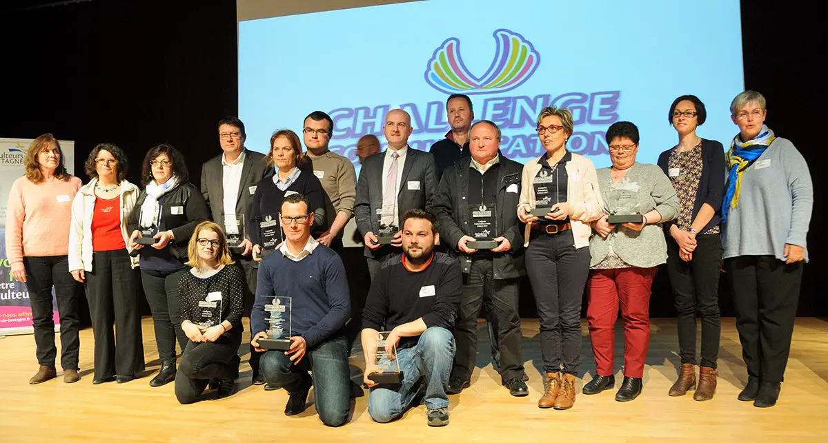 Les lauréats du challenge 2017 agriculteurs de Bretagne
