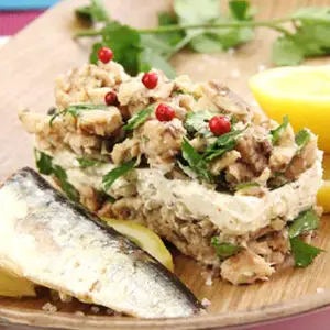 Tartare de sardines et fromage frais de La Compagnie bretonne du poisson