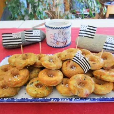 Recette de donuts aux sardines Mouettes d'Arvor par Mamigoz