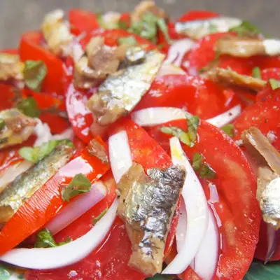 Recette de salade de sardines Mouettes d'Arvor de Cuisiner en paix