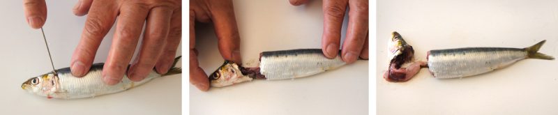 Comment vider les sardines
