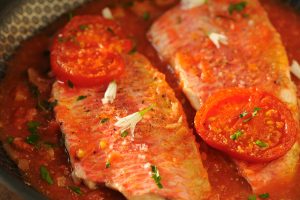 Recette de filets de rouget à la tomate