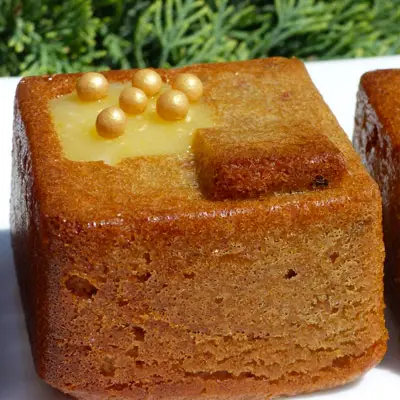 Cakes kuadro au muesli et citron de Croquant Fondant Gourmand