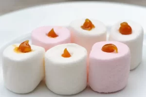 Chamallows fourrés au caramel