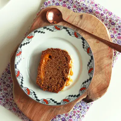Cake à la crème d'abricot et amandes effilées de Not’ Parisienne