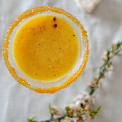 Cocktail vodka et crème d'abricot d'Une Aiguille dans l'potage