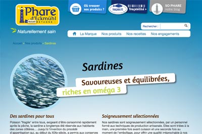 Sardines Bio Phare d'Eckmühl