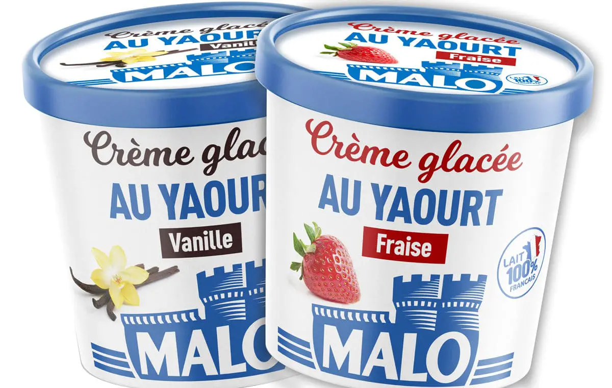 Les glaces au yaourt Malo