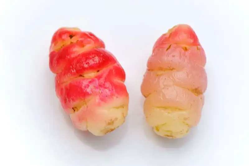 Oca du Pérou cru et cuit