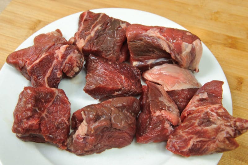 Viande de bœuf pour bourguigon