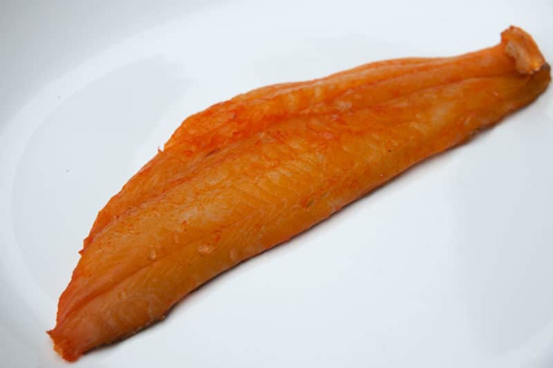 Le filet de haddock coloré au roucou