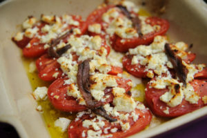 Tomates gratinées à la féta
