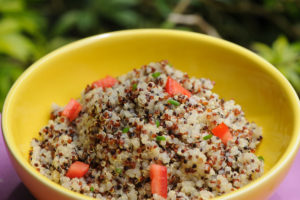 La cuisson parfaite du quinoa trois couleurs