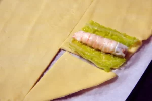 Les feuilletés de langoustine étape 1