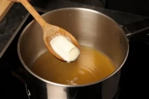 Sauce au cidre étape 2