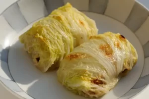 Recette de feuilles de chou chinois farcies