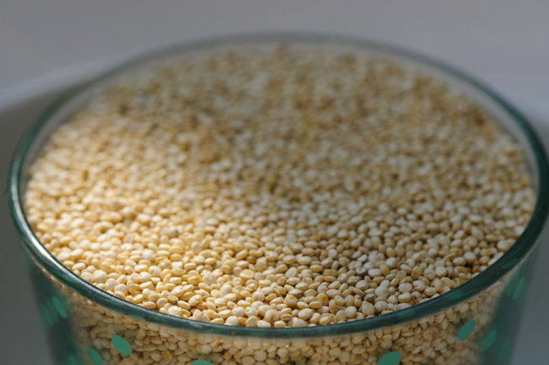 Mesurer et doser le quinoa