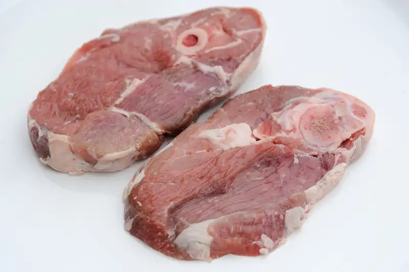 Tranches de gigot d'agneau