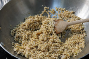 Risotto de quinoa - étape 2
