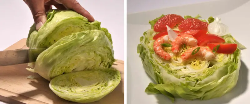 Comment faire un plateau de salade iceberg