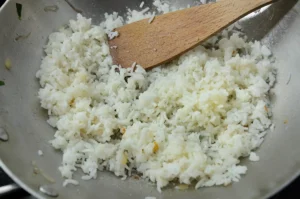 Faire frire le riz