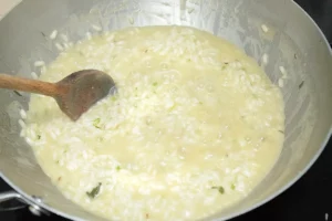 Cuisson du risotto