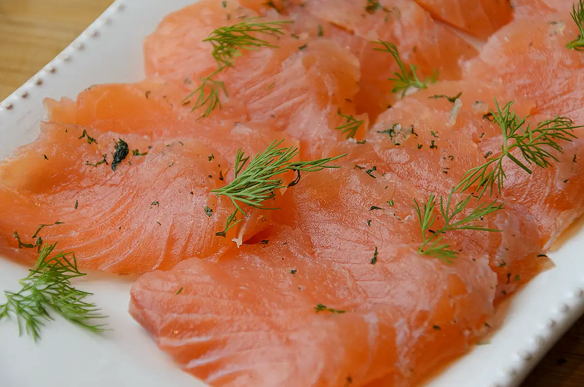 Recette de saumon gravlax