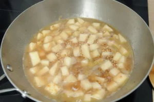 Cuisson soupe de céleri au sarrasin