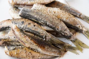 Recette de sardines cuites à la flamme