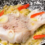 Recette de poisson cuit sur lit de poireau