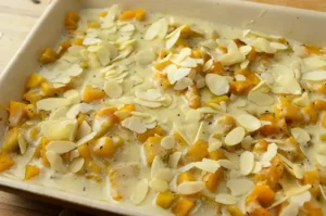 Le gratin de bernettine avant cuisson