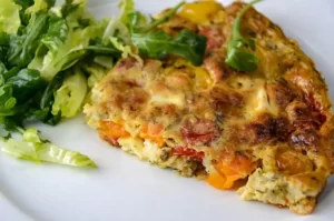 Recette de quiche sans pâte aux tomates cerises