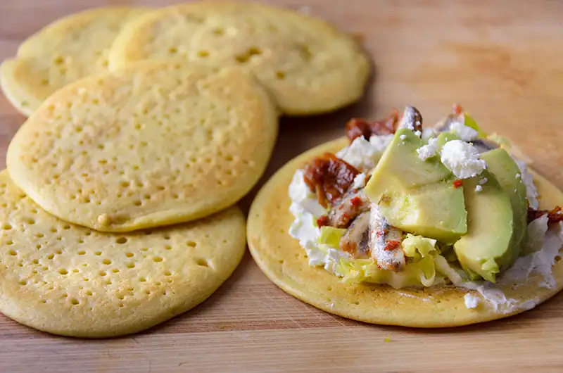 Recette de blinis à la farine de pois chiches