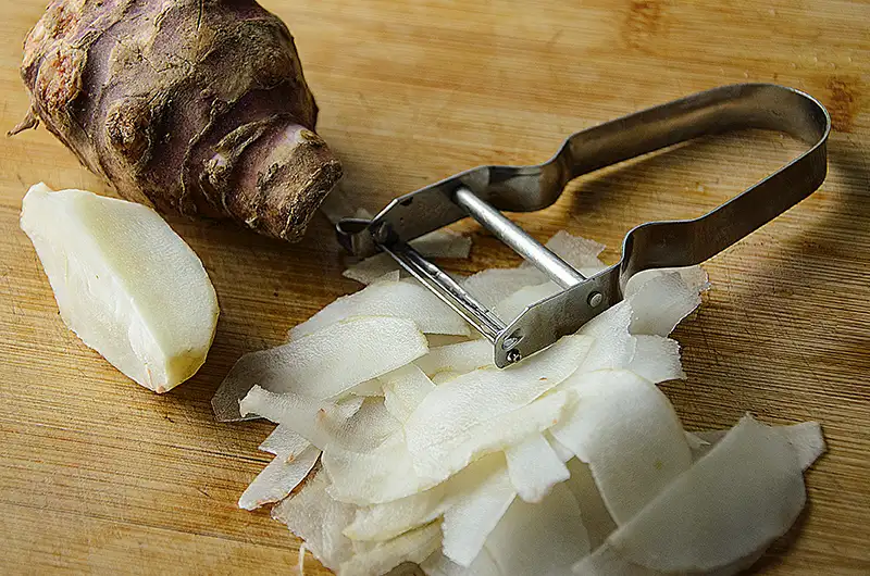 Comment faire les copeaux de topinambour