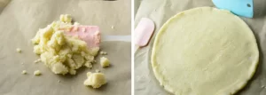 Comment étaler la pâte à pizza de chou-fleur