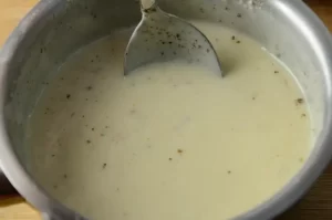 La recette de la béchamel de petit épeautre