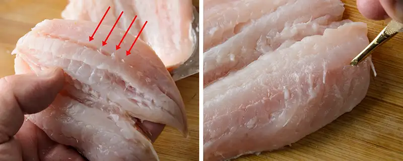 Comment enlever les arêtes des petits rougets
