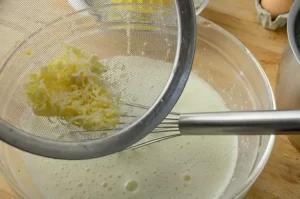 Ajout du lait chaud